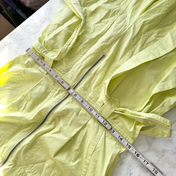 Steve Madden Flying Private Jumpsuit Lime Belted Zip Front size medium NEW - Picture 13 of 16